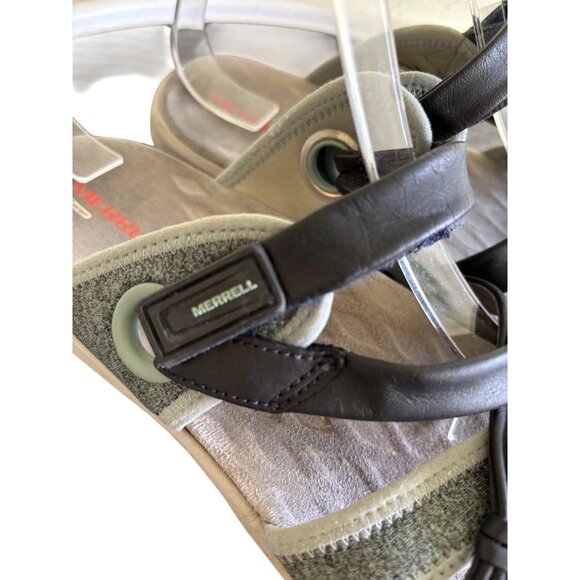 Merrell Womens Ebony Select Grip Strappy Outdoor Sandals Sz 7 Performance - Picture 9 of 12